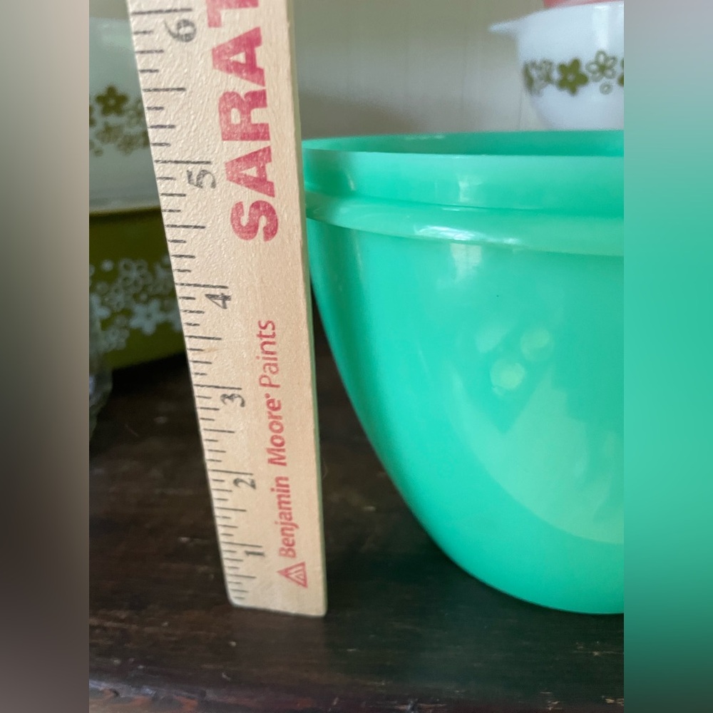 Vintage Jadeite Tupperware Crisp-It Bowl❤️🥬 - Picture 4 of 5